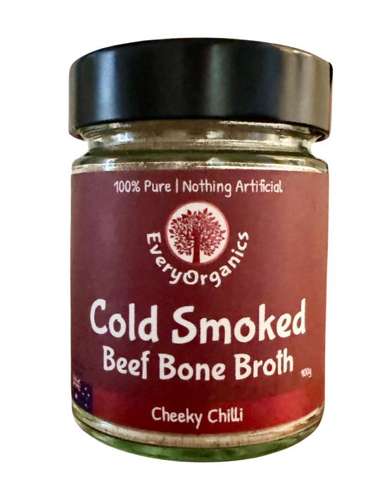 Cold Smoked Beef Bone Broth, Cheeky Chilli, 100g