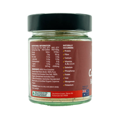 Cold Smoked Beef Bone Broth, Cheeky Chilli.