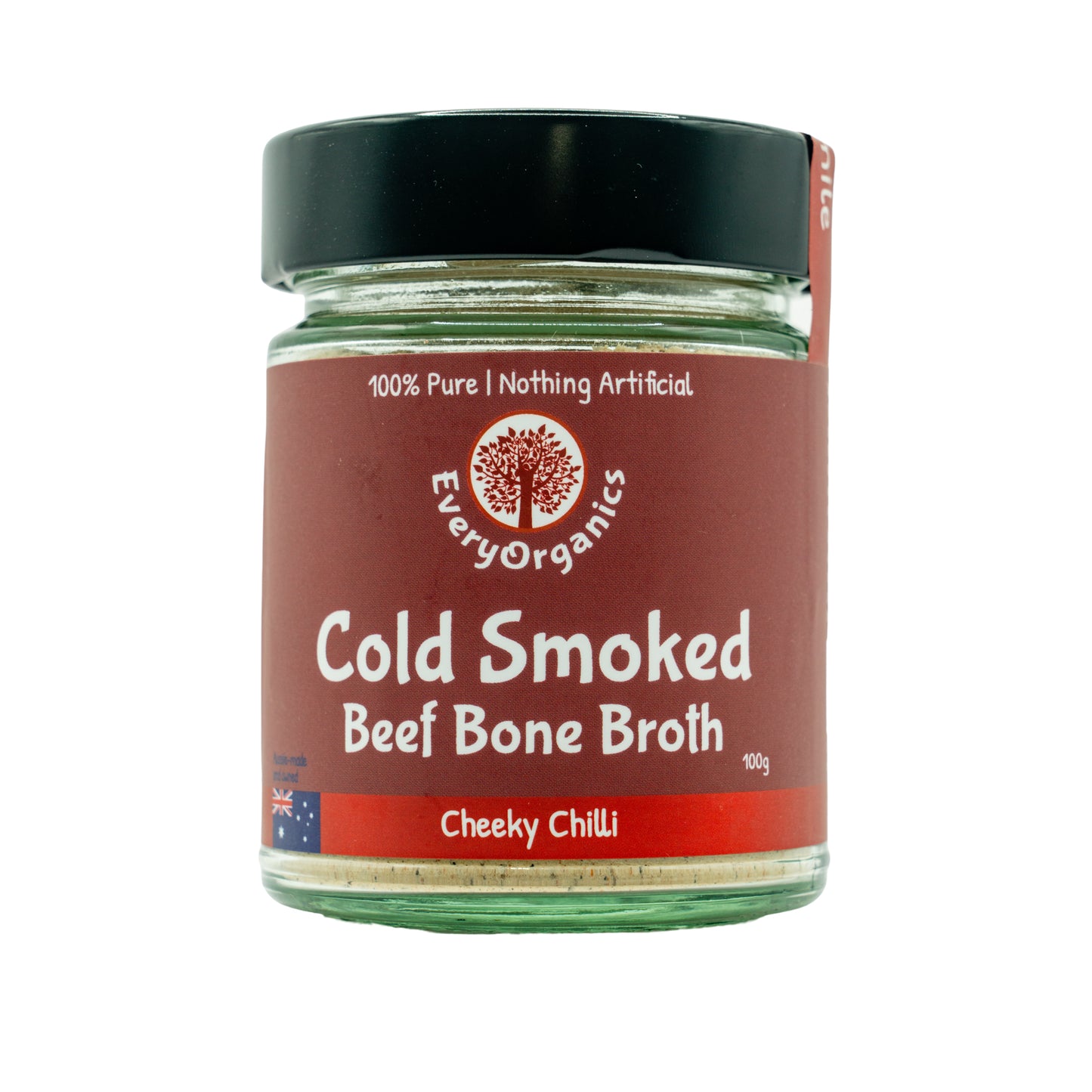 Cold Smoked Beef Bone Broth, Cheeky Chilli.