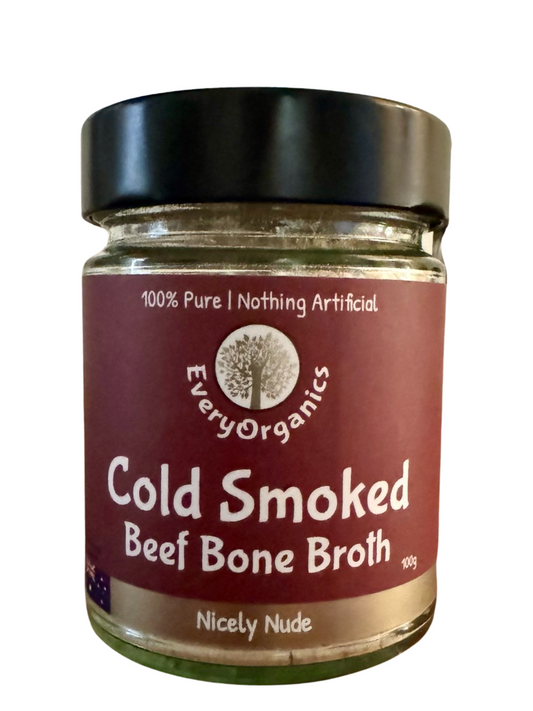Cold Smoked Beef Bone Broth, Nicely Nude, 100g