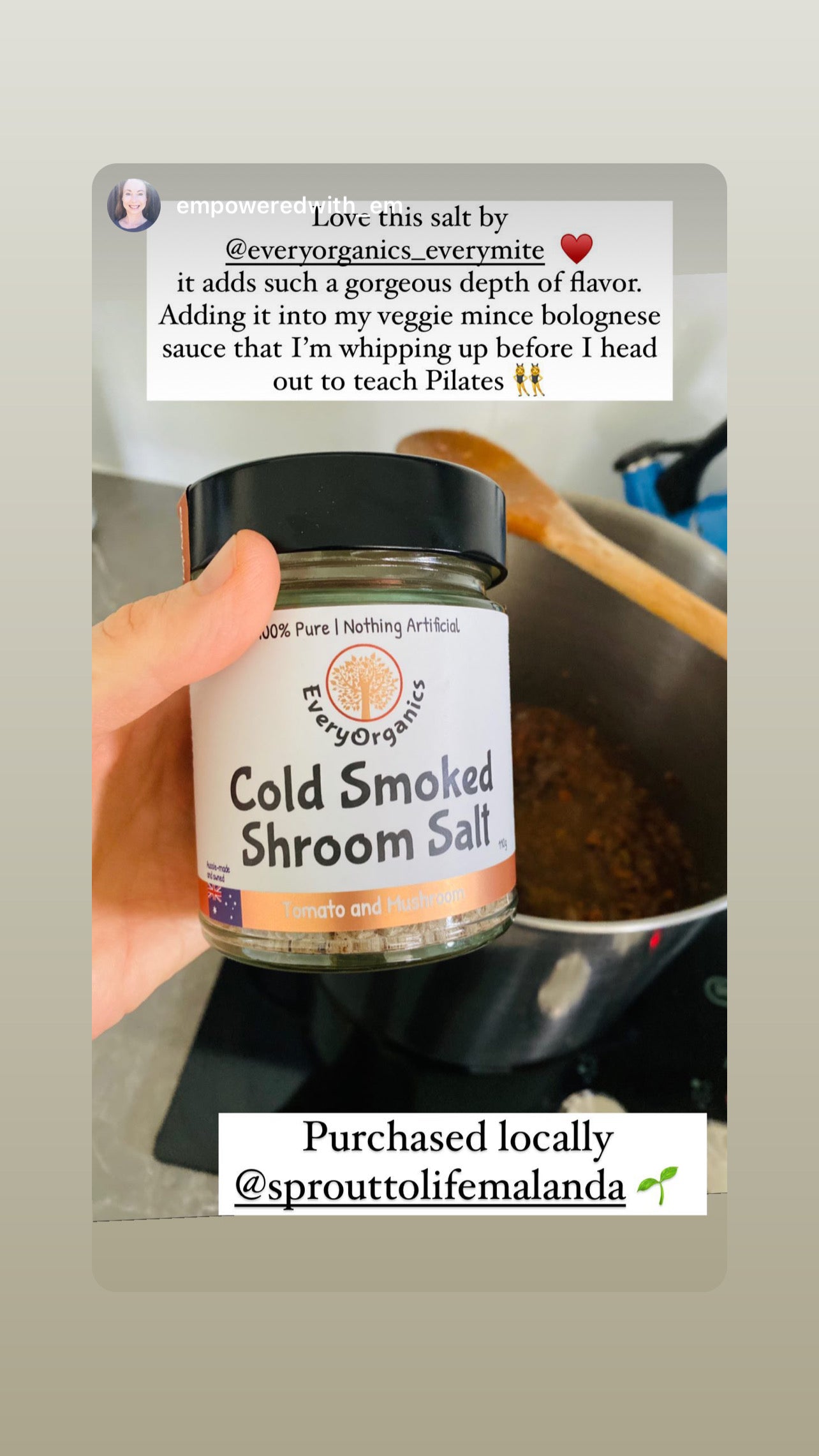 Cold Smoked Shroom Salt 110g x 1