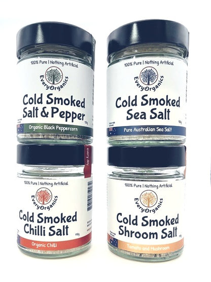 Cold Smoked Sea Salt Set (4 x jars)
